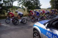 Zdjęcia z zabezpieczenia Tour de Pologne